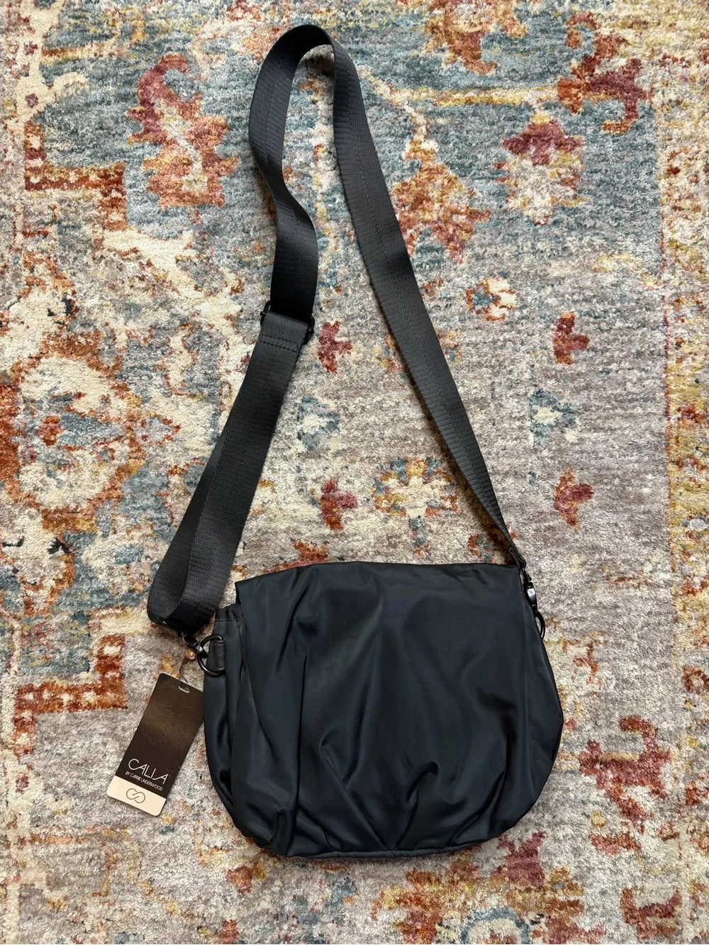 Calia Black Crossbody Shoulder Bag
